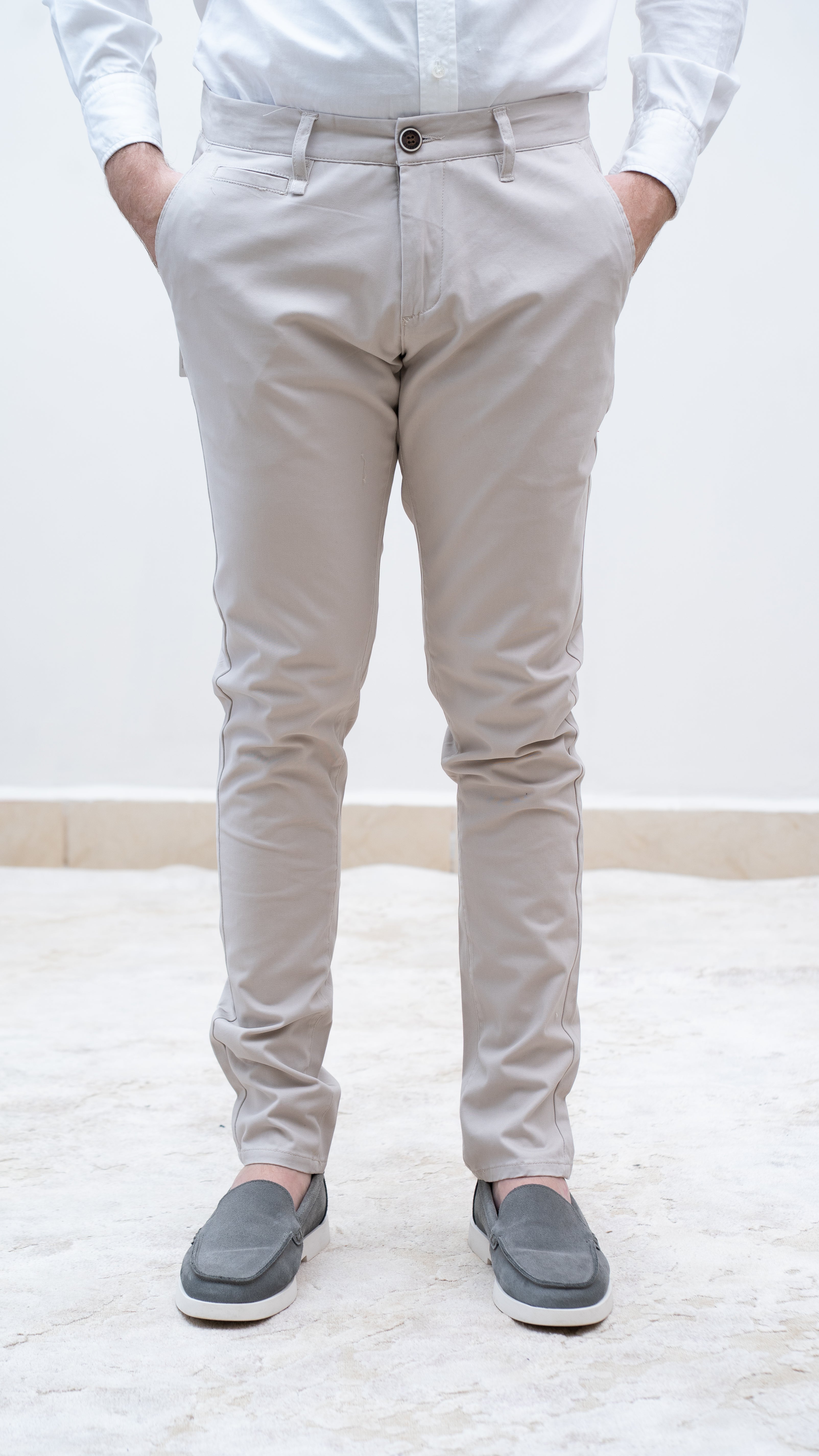 Morelli Pantalon Casual de Hombre Slim Fit