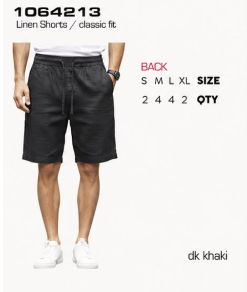 Zolo Jeans Short de Lino de Hombre
